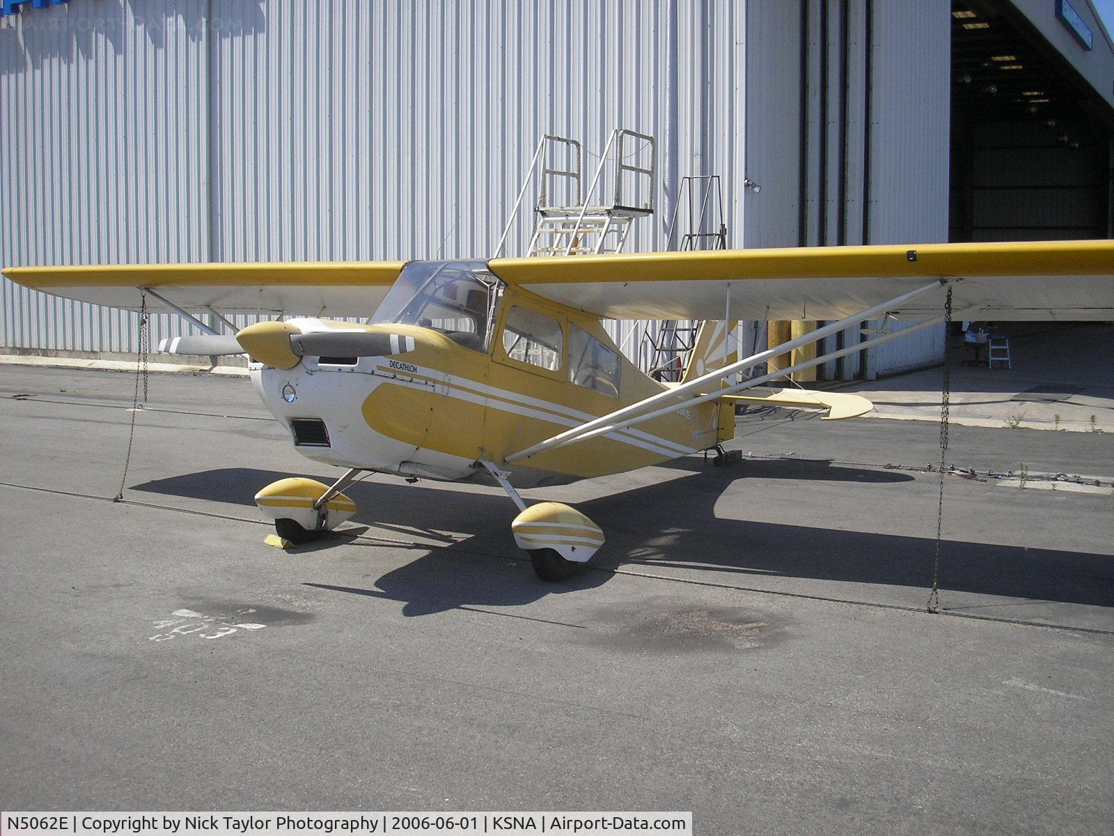 N5062E, 1979 Bellanca 8KCAB Decathlon C/N 567-79, Note the missing tailwheel