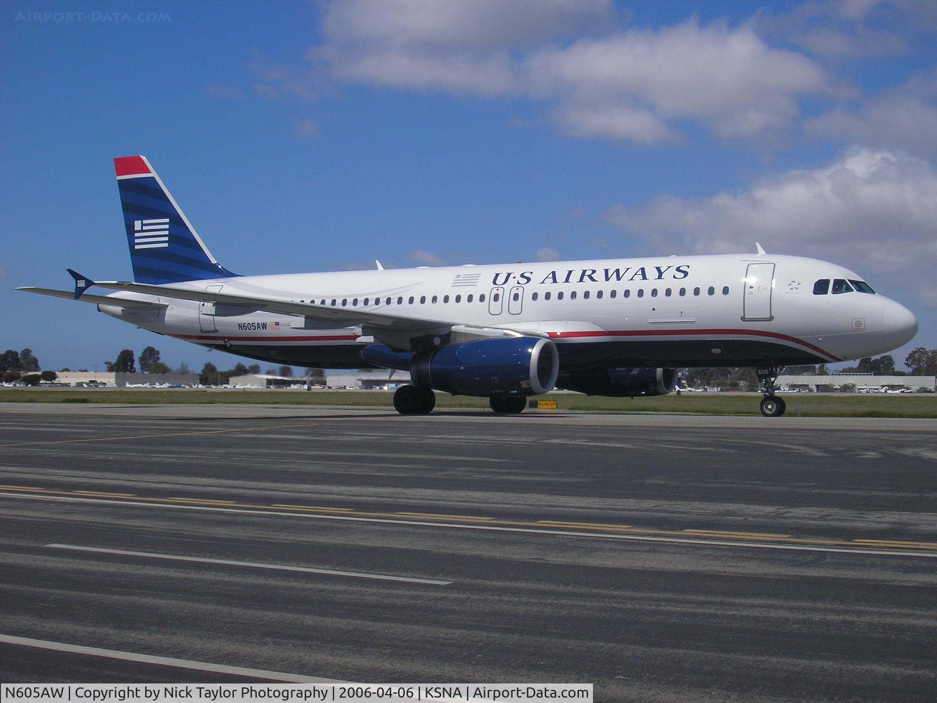 N605AW, 1997 Airbus A320-232 C/N 543, Taxiing