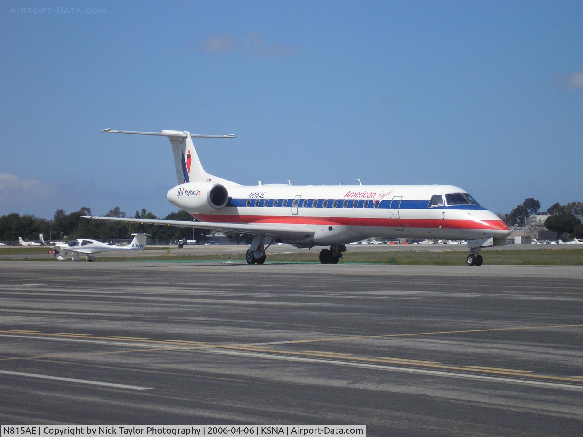 N815AE, 2002 Embraer ERJ-140LR (EMB-135KL) C/N 145545, Taxiing