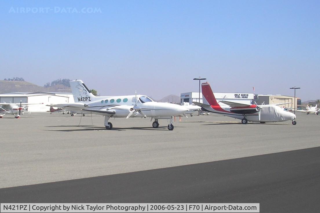 N421PZ, 1974 Cessna 421B Golden Eagle C/N 421B0806, On the ramp