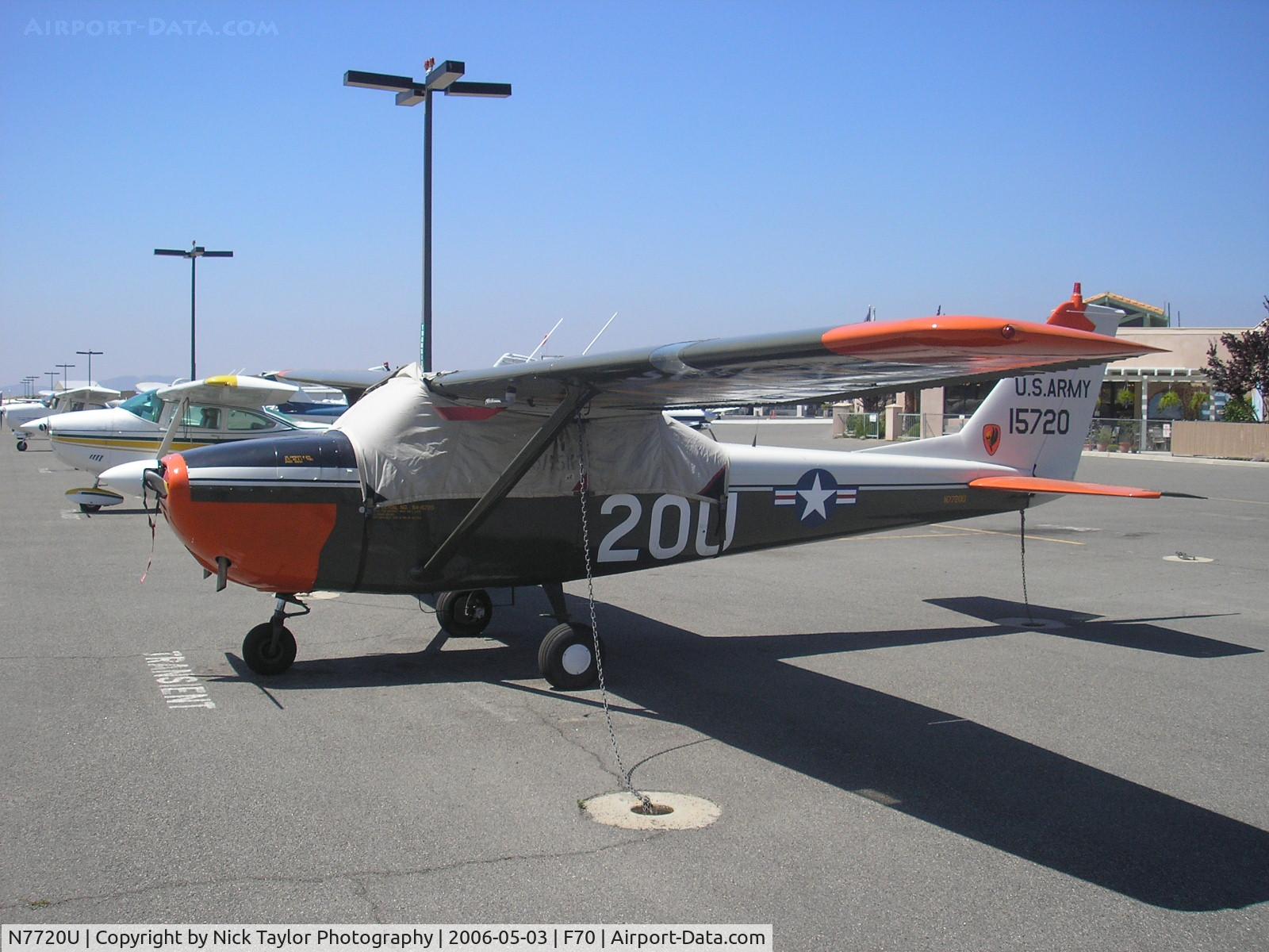 N7720U, 1964 Cessna 172E C/N 17251720, On the ramp at French Valley