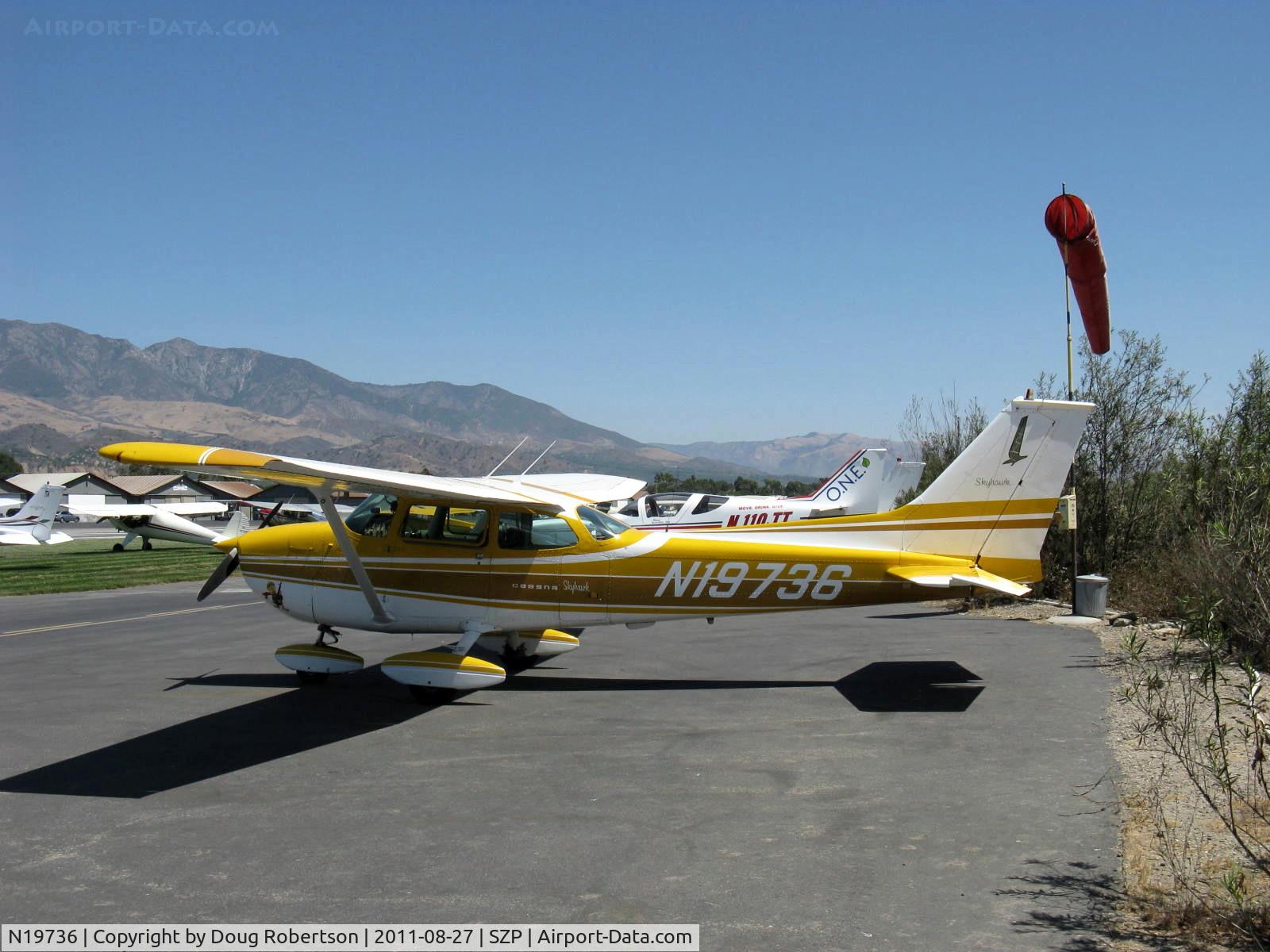 N19736, 1972 Cessna 172L C/N 17260710, 1972 Cessna 172L SKYHAWK, Lycoming O-320-E2D 150 Hp