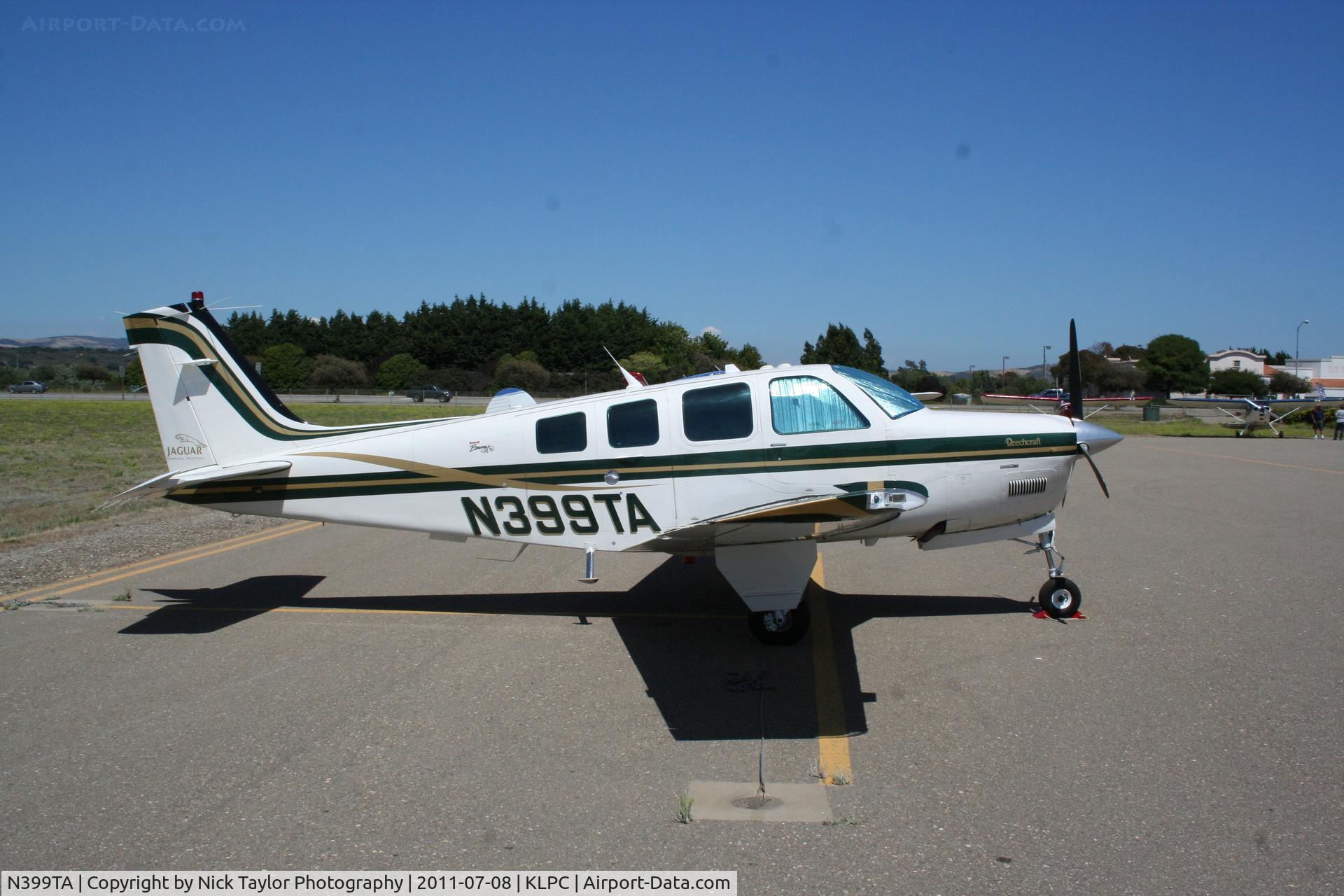 N399TA, 2000 Raytheon Aircraft Company A36 Bonanza C/N E-3311, Parked on the south side