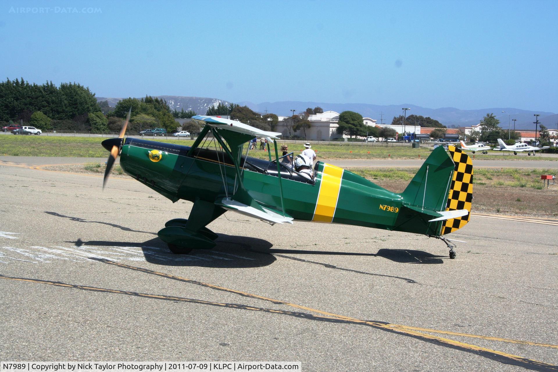 N7989, 1971 Stolp SA-300 Starduster Too C/N 476, Lompoc Piper Cub fly in 2011