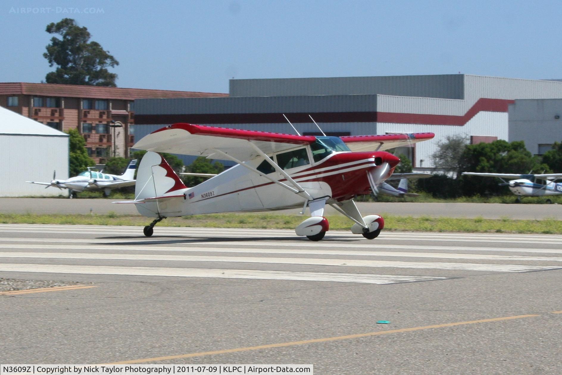 N3609Z, 1960 Piper PA-22-150 C/N 22-7497, Lompoc Piper Cub fly in 2011