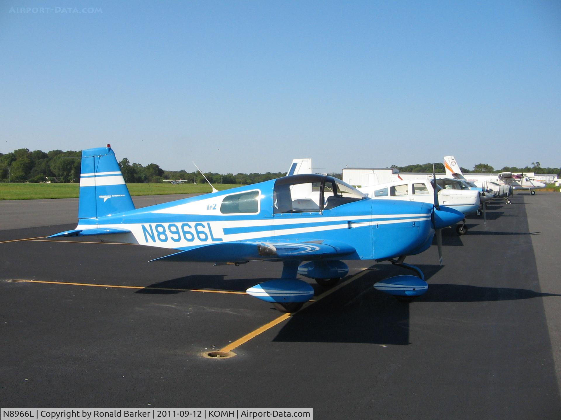 N8966L, 1974 Grumman American AA-1B Trainer C/N AA1B-0416, Orange