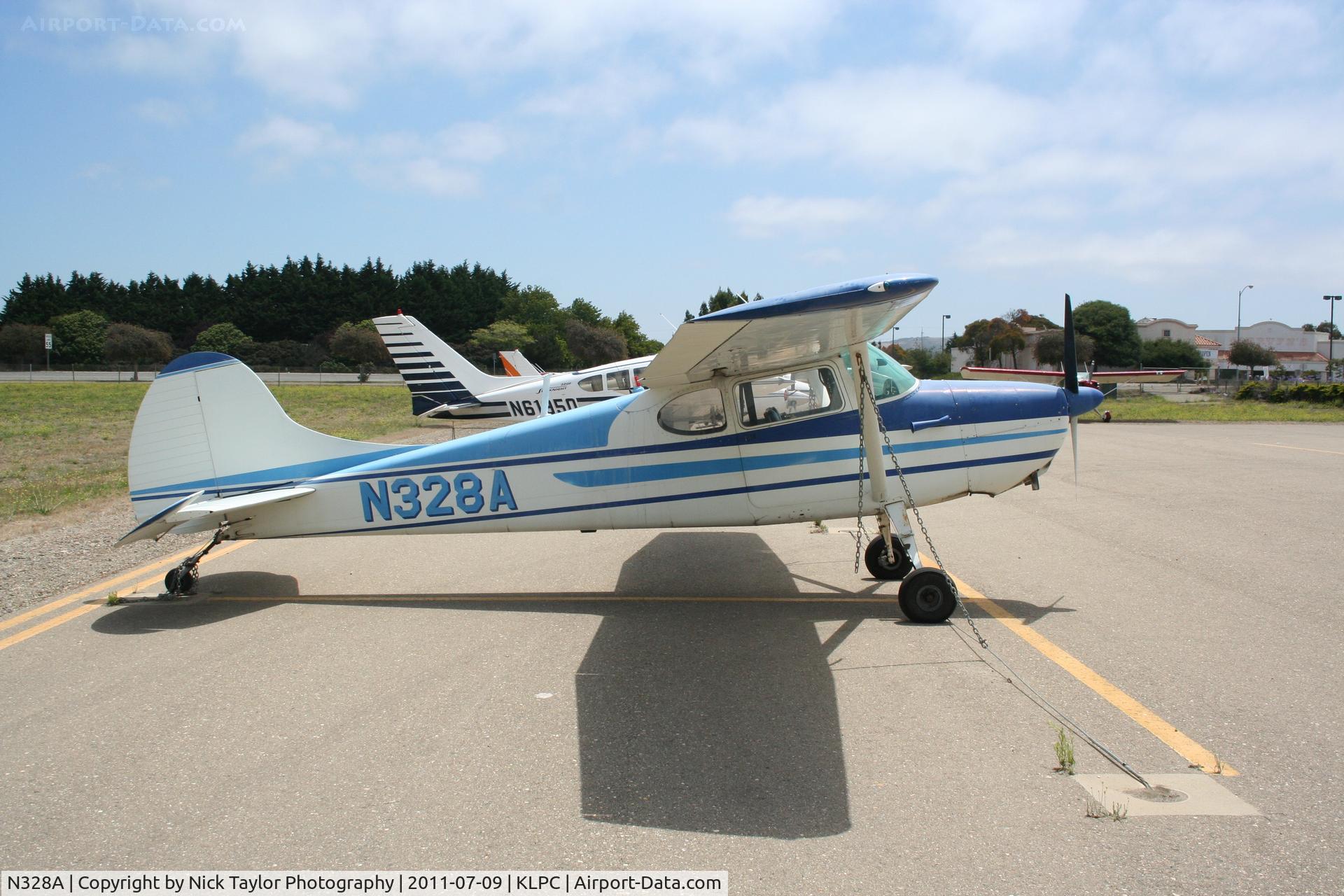N328A, 1953 Cessna 170B C/N 25882, Lompoc Piper Cub fly in 2011