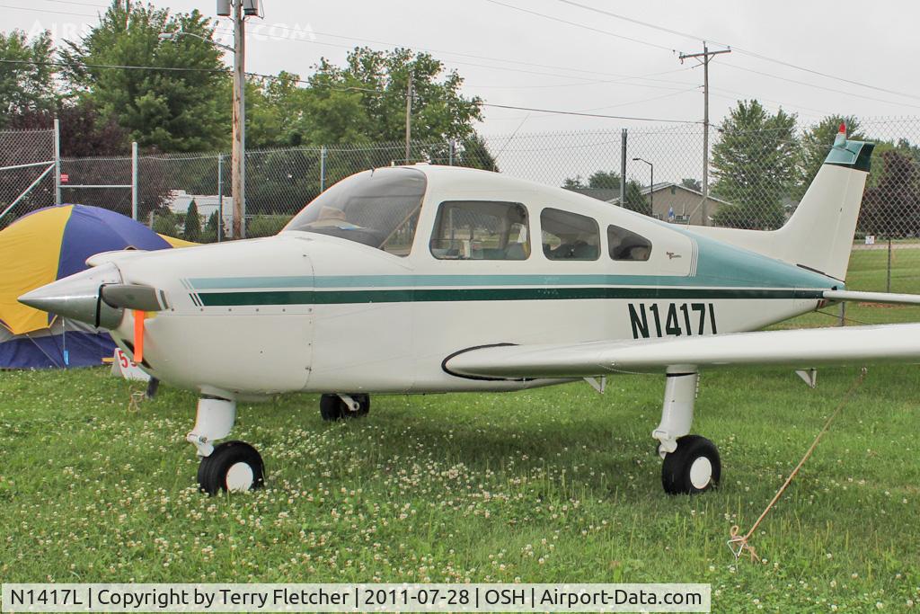 N1417L, 1965 Beech A23 C/N M-809, Aircraft in the camping areas at 2011 Oshkosh