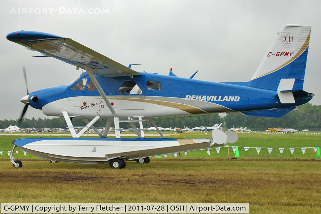 C-GPMY, 1967 De Havilland Canada DHC-2 Turbo Beaver Mk.3 C/N 1685TB53, Beaver - Aircraft in the camping areas at 2011 Oshkosh