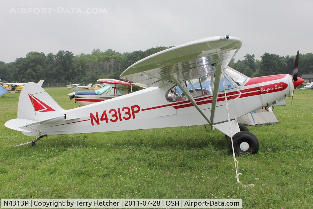 N4313P, 1979 Piper PA-18-150 Super Cub C/N 18-8009006, Aircraft in the camping areas at 2011 Oshkosh
