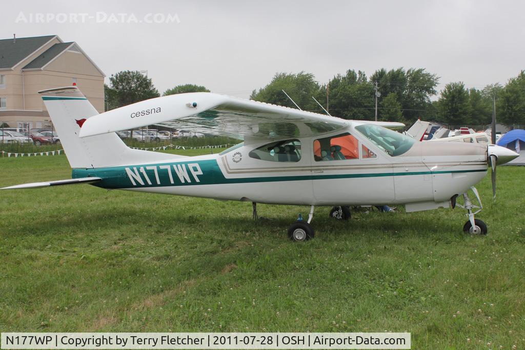 N177WP, 1974 Cessna 177RG Cardinal C/N 177RG0554, Aircraft in the camping areas at 2011 Oshkosh