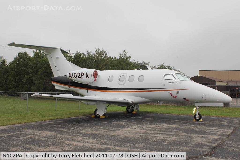 N102PA, 2009 Embraer EMB-500 Phenom 100 C/N 50000030, At 2011 Oshkosh