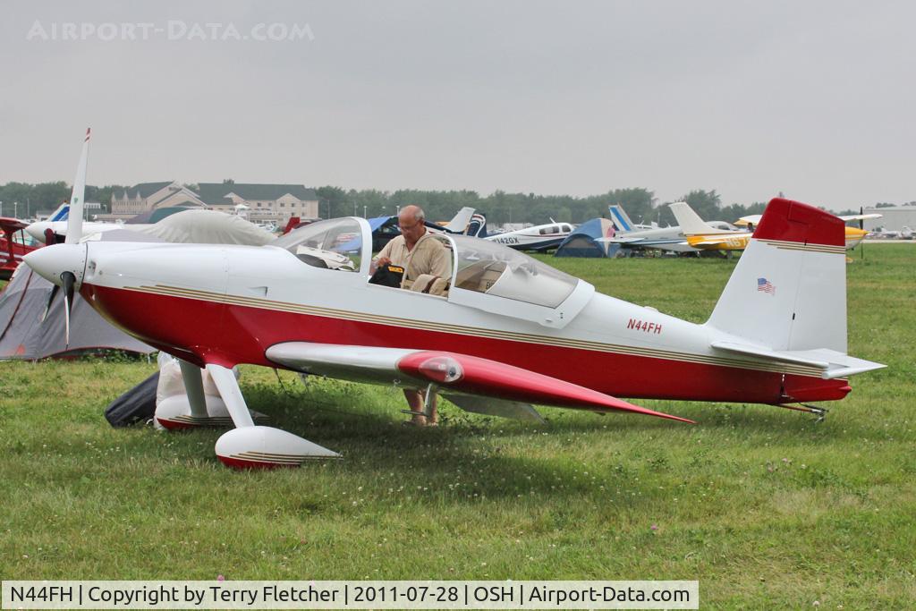 N44FH, 2004 Vans RV-7 C/N 0001, Aircraft in the camping areas at 2011 Oshkosh