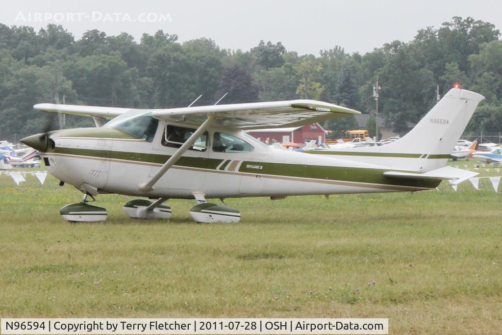 N96594, 1978 Cessna 182Q Skylane C/N 18266772, Aircraft in the camping areas at 2011 Oshkosh