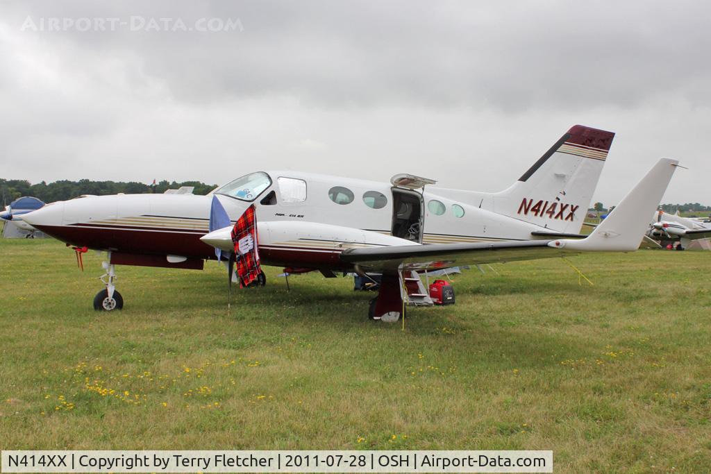 N414XX, 1978 Cessna 414A Chancellor C/N 414A0112, Aircraft in the camping areas at 2011 Oshkosh