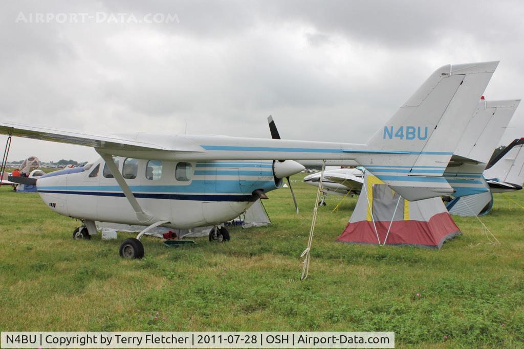 N4BU, Cessna P337H C/N P3370304, Aircraft in the camping areas at 2011 Oshkosh