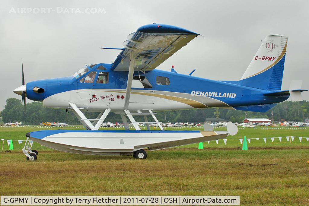 C-GPMY, 1967 De Havilland Canada DHC-2 Turbo Beaver Mk.3 C/N 1685TB53, Beaver - Aircraft in the camping areas at 2011 Oshkosh