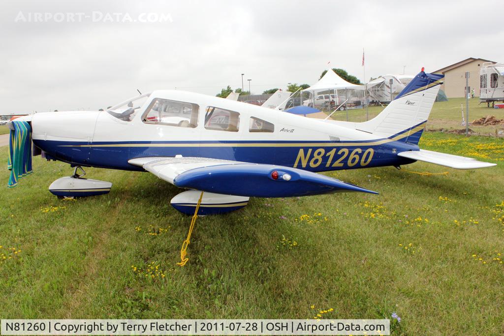 N81260, 1979 Piper PA-28-181 Archer C/N 28-8090155, Aircraft in the camping areas at 2011 Oshkosh