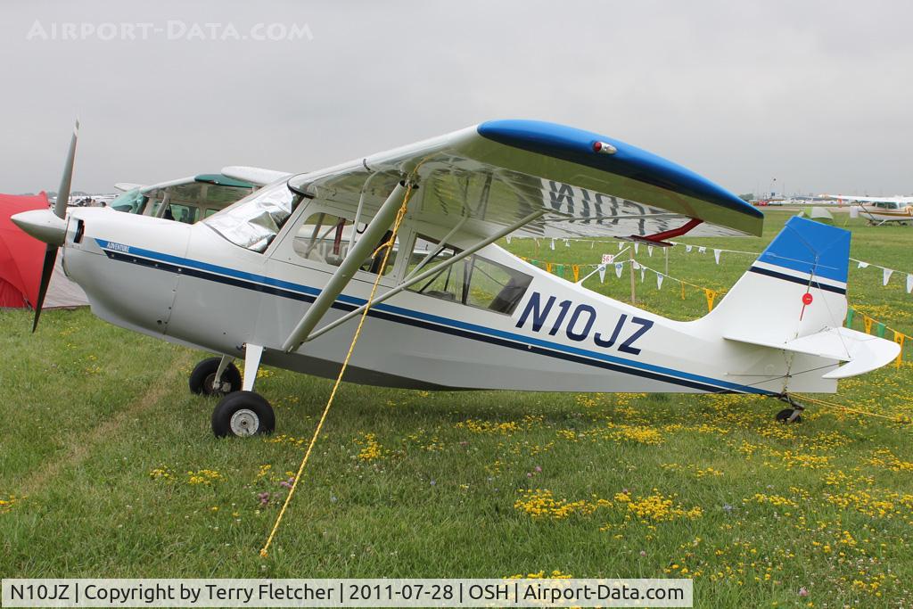 N10JZ, 2002 American Champion 7GCAA Citabria C/N 467-2002, Aircraft in the camping areas at 2011 Oshkosh