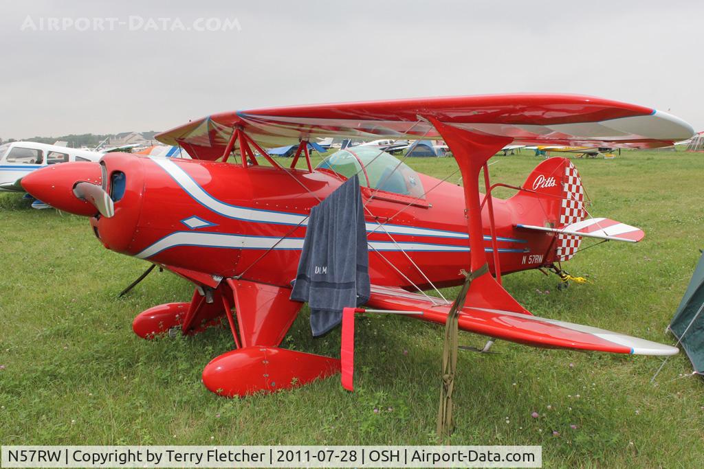 N57RW, 1979 Pitts S-1S Special C/N 4, Aircraft in the camping areas at 2011 Oshkosh