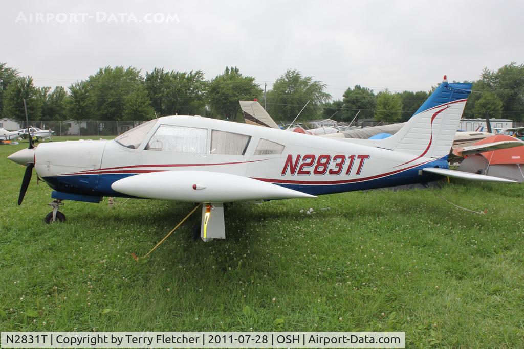 N2831T, 1972 Piper PA-28R-200 C/N 28R-7235141, Aircraft in the camping areas at 2011 Oshkosh