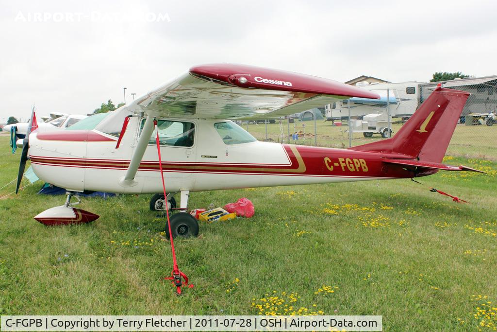 C-FGPB, 1966 Cessna 150G C/N 15064674, Aircraft in the camping areas at 2011 Oshkosh