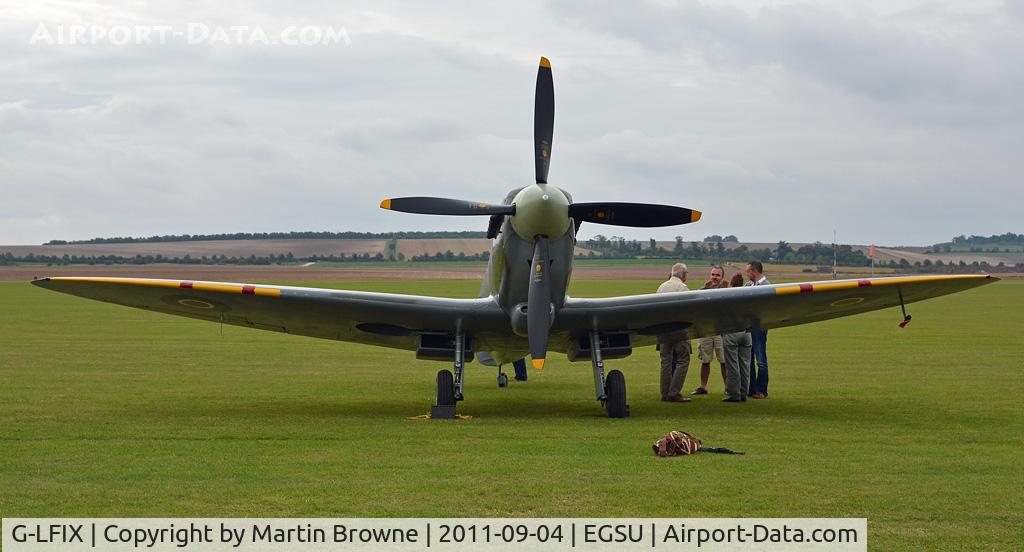 G-LFIX, 1944 Supermarine 509 Spitfire LF.IX (T.IX) C/N CBAF.8463, DULL AND RAINY DAY