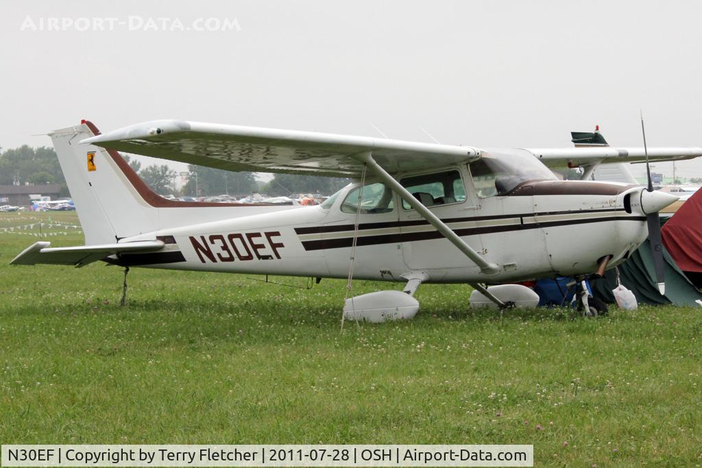 N30EF, 1982 Cessna 172P C/N 17275849, Aircraft in the camping areas at 2011 Oshkosh
