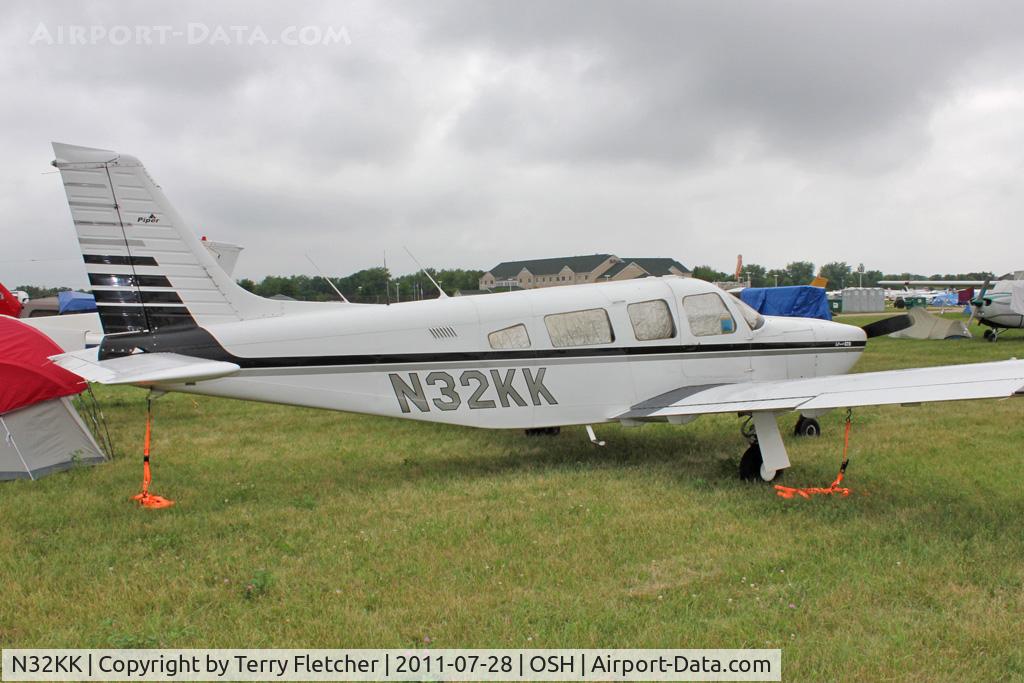 N32KK, Piper PA-32R-300 Cherokee Lance C/N 32R-7680117, Aircraft in the camping areas at 2011 Oshkosh