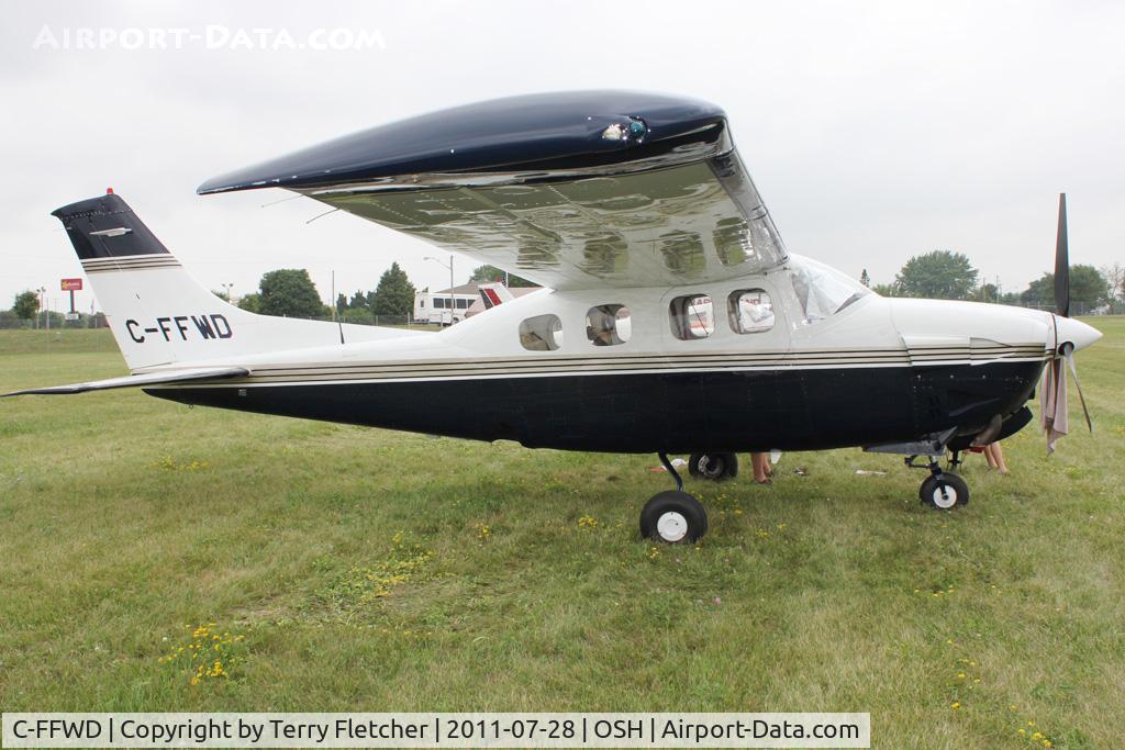C-FFWD, 1978 Cessna P210N Pressurised Centurion C/N P21000064, Aircraft in the camping areas at 2011 Oshkosh