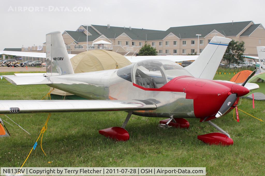 N813RV, Vans RV-12 C/N 120113, Aircraft in the camping areas at 2011 Oshkosh