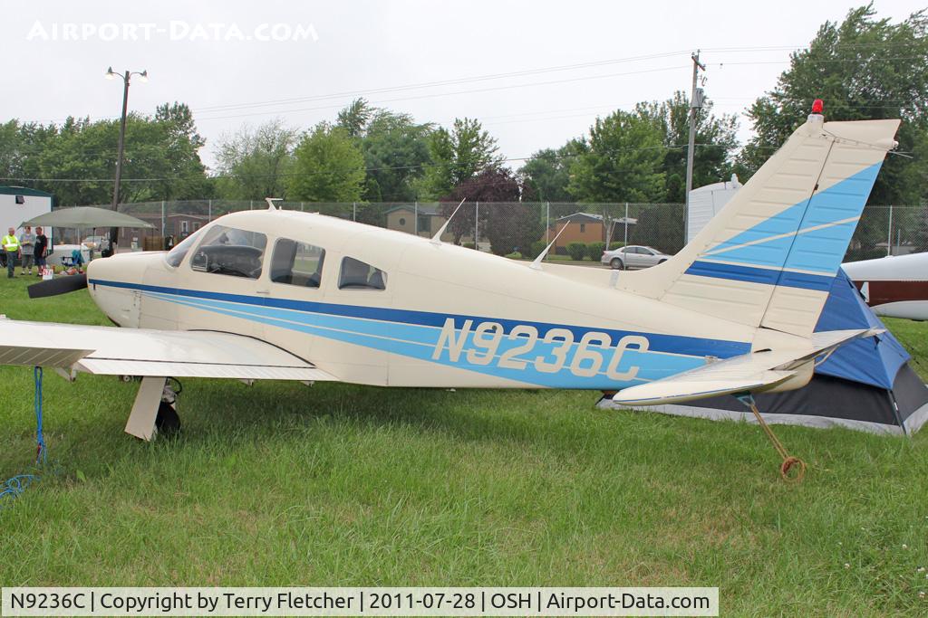 N9236C, 1978 Piper PA-28R-201 Cherokee Arrow III C/N 28R-7837181, Aircraft in the camping areas at 2011 Oshkosh