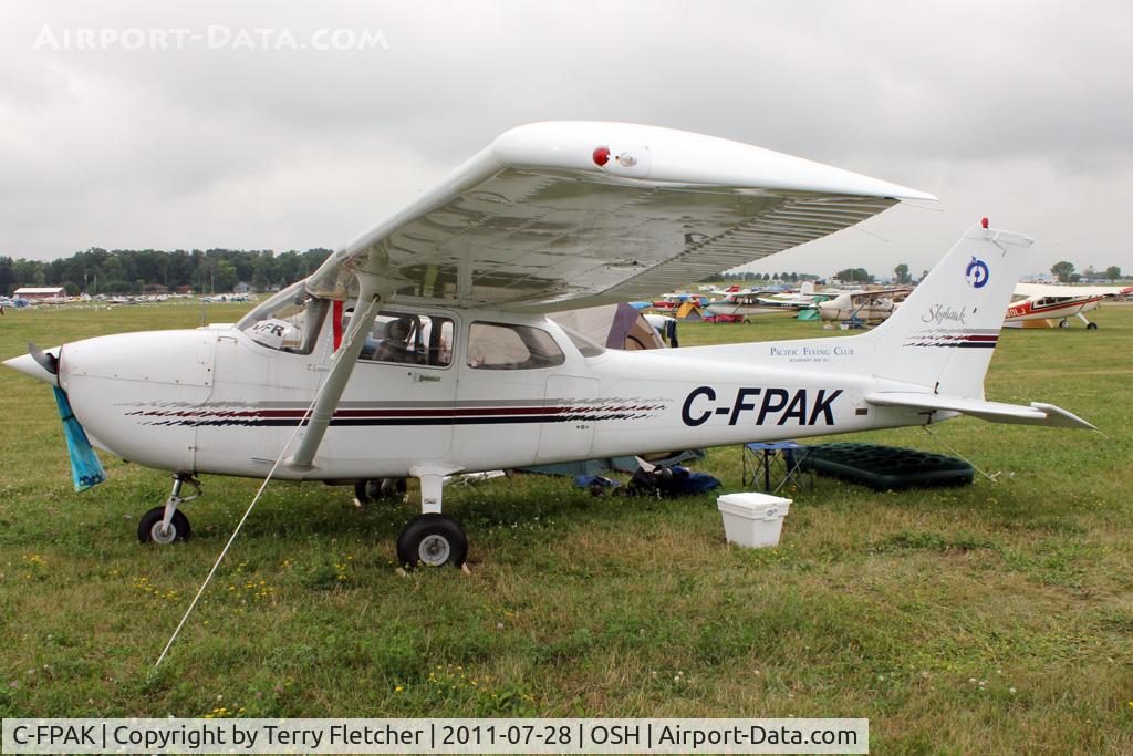 C-FPAK, Cessna 172R C/N 17280100, Aircraft in the camping areas at 2011 Oshkosh