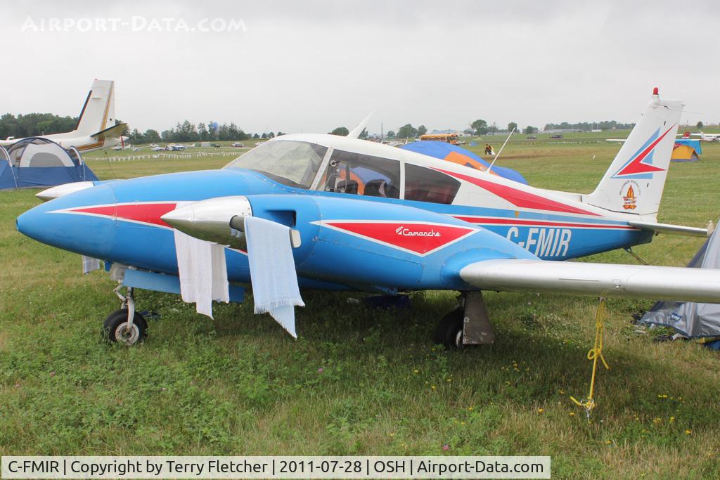 C-FMIR, 1964 Piper PA-30-160 Twin Comanche Twin Comanche C/N 30-446, Aircraft in the camping areas at 2011 Oshkosh