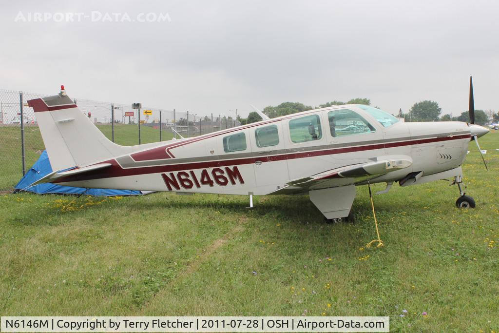 N6146M, 1981 Beech A36 Bonanza 36 C/N E-1959, Aircraft in the camping areas at 2011 Oshkosh