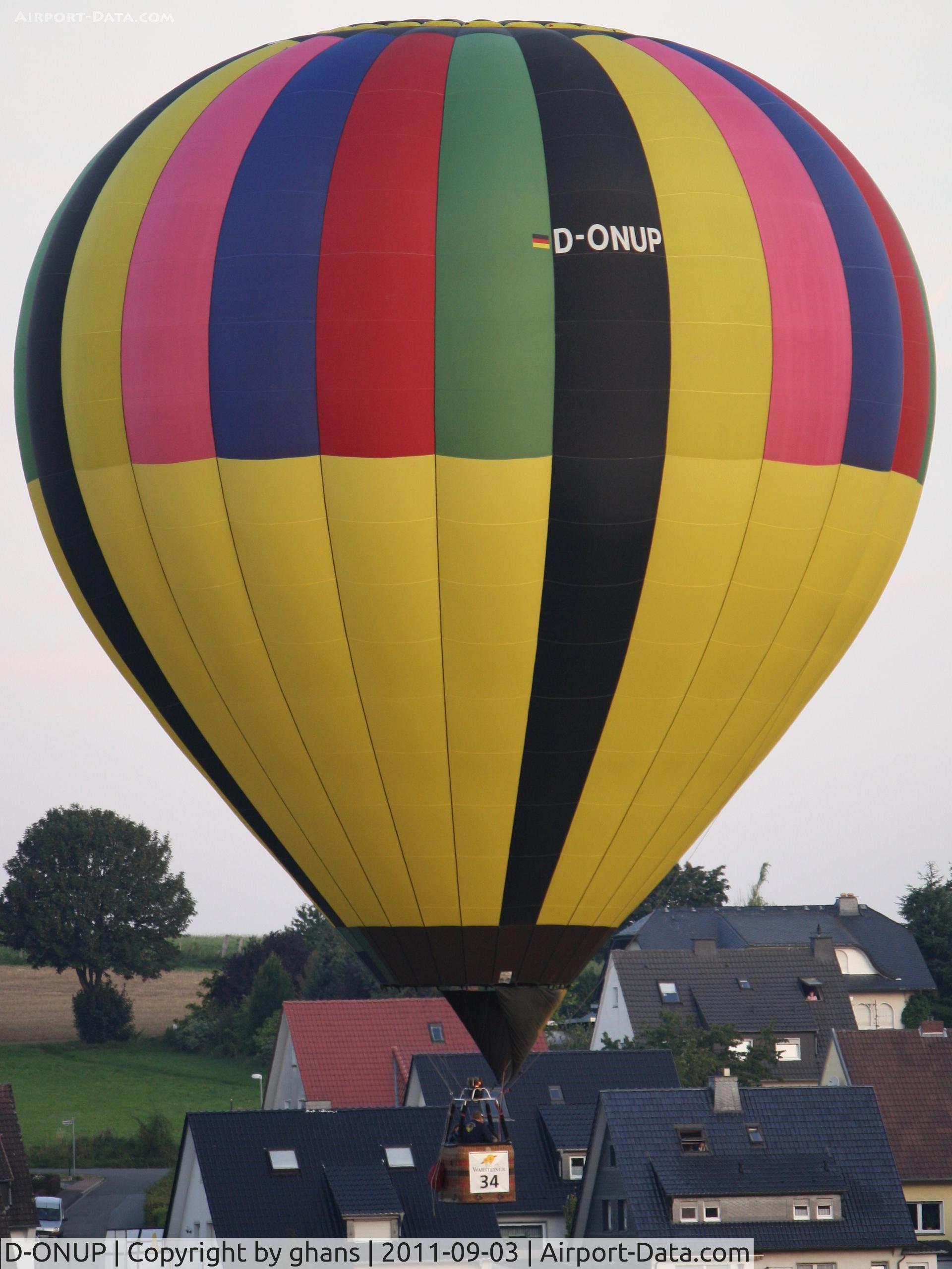 D-ONUP, 1997 Ultra Magic M-105 C/N 105/40, WIM 2011