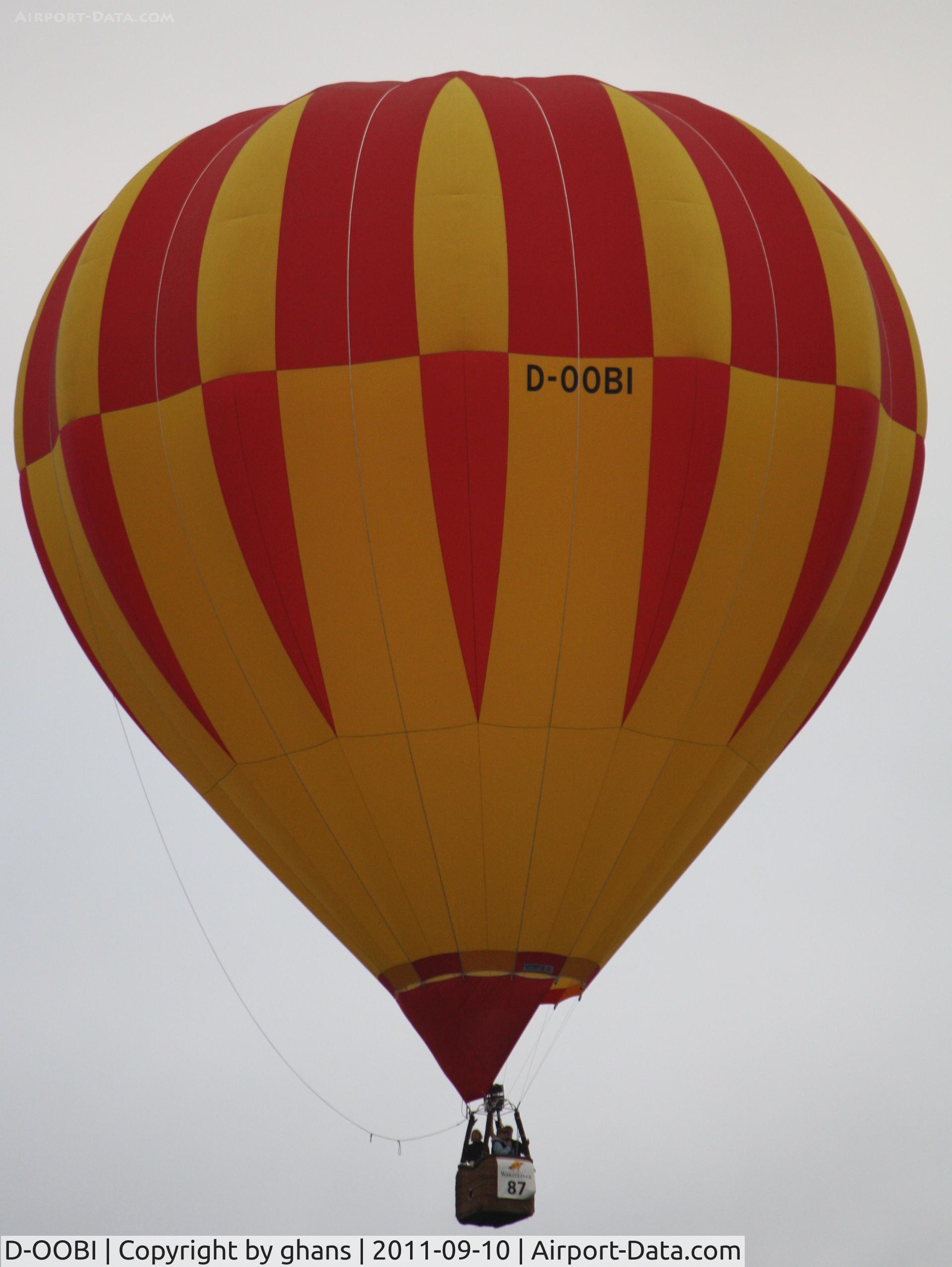 D-OOBI, 2009 Cameron Balloons C-90 C/N 11301, WIM 2011