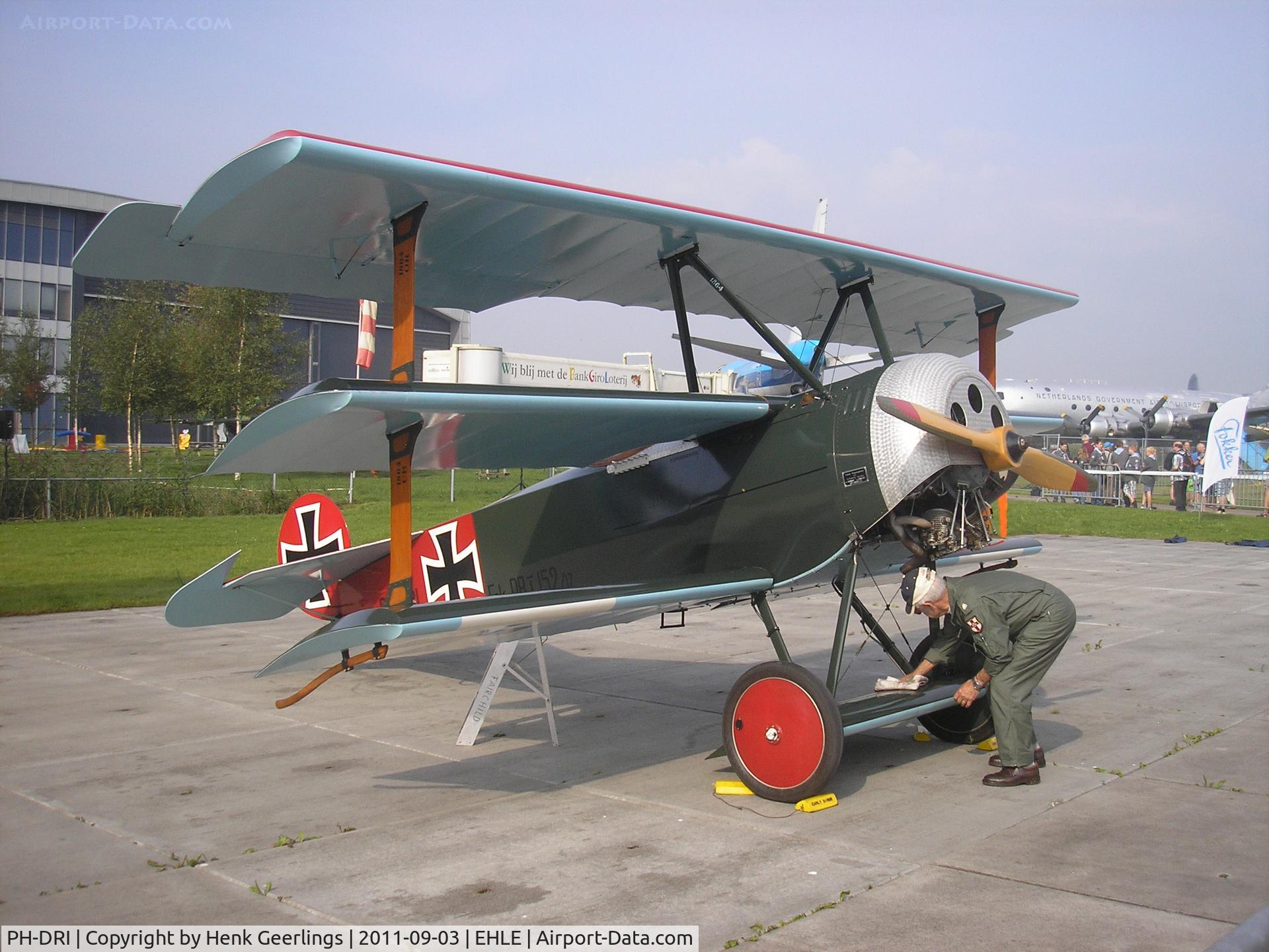PH-DRI, Fokker Dr.1 Triplane Replica C/N 152-17, Replica Fokker DR-1 Triplane .

Aviodrome ; Celebration of Fokker Centennial