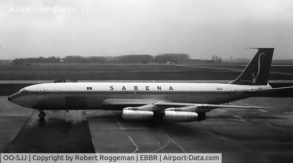 OO-SJJ, 1966 Boeing 707-329 C/N 19162, Around 1960.SABENA.