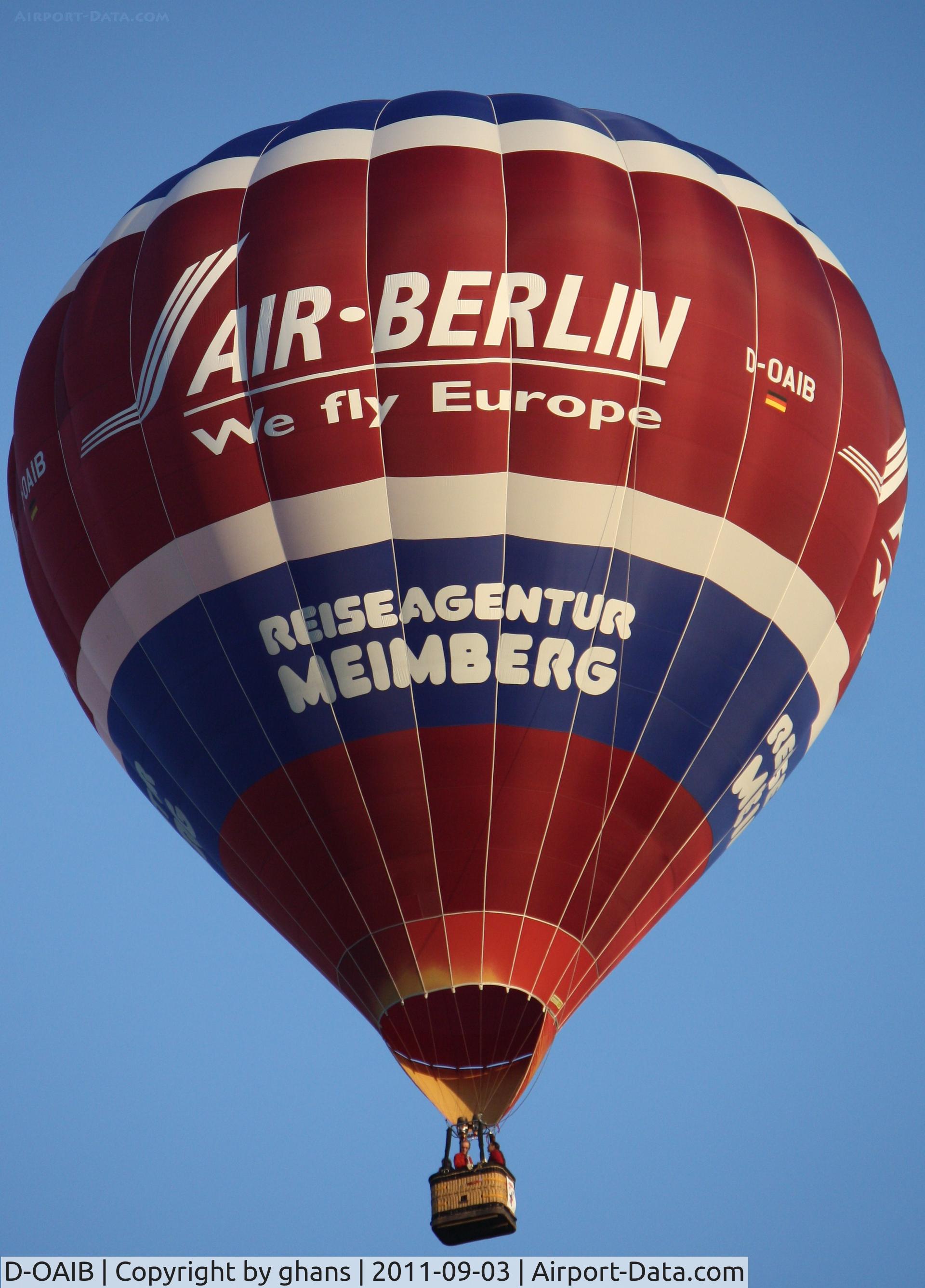 D-OAIB, Thunder & Colt 120 A C/N 4626, WIM 2011
'Air Berlin - we fly Europe'
