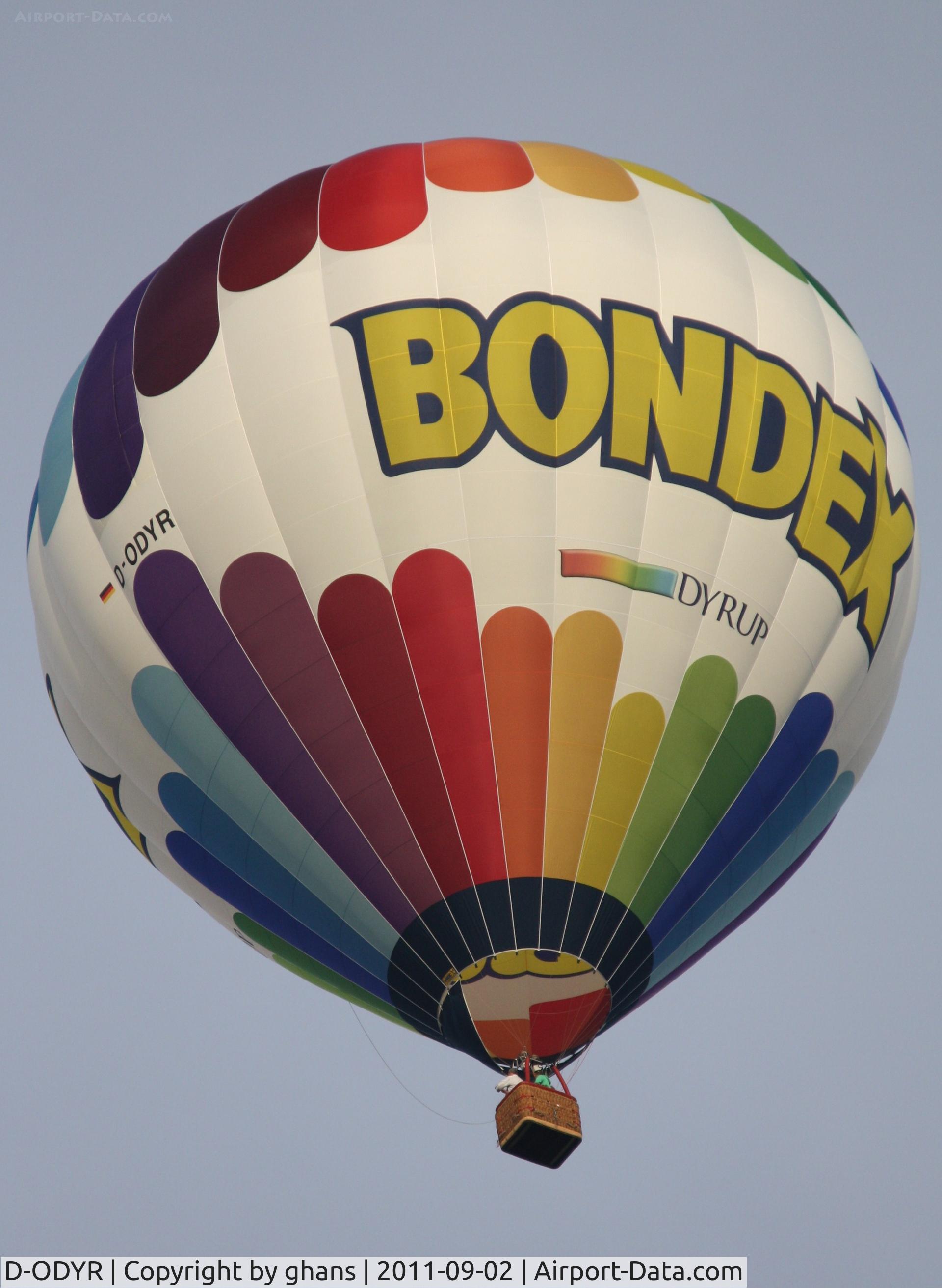 D-ODYR, Ultra Magic M-130 C/N 130/, WIM 2011
'Bondex'