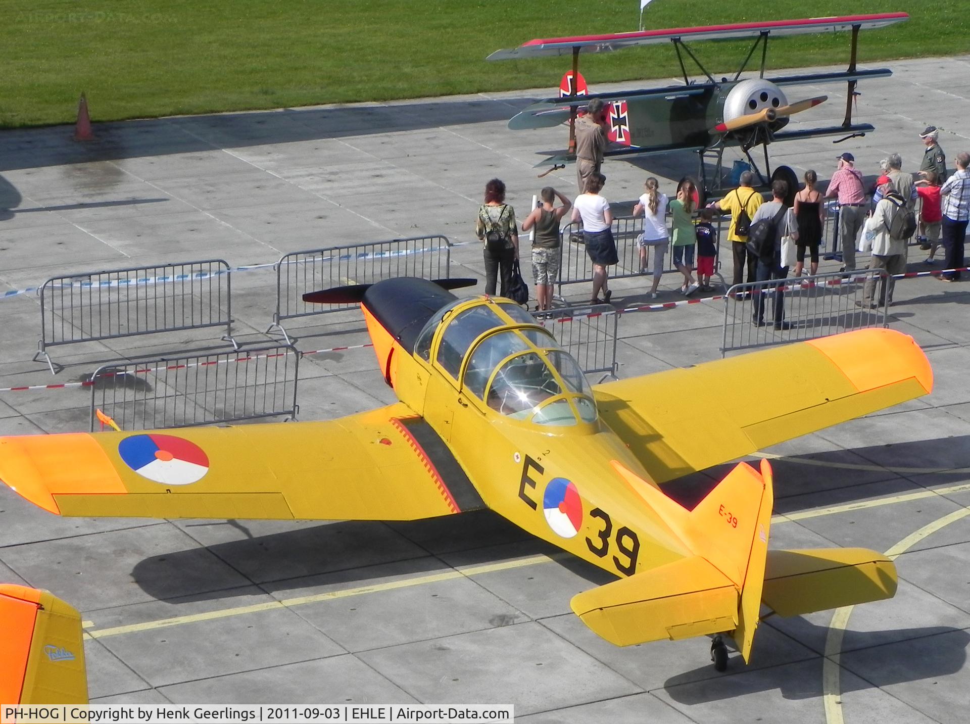 PH-HOG, 1951 Fokker S.11-1 Instructor C/N 6275, Aviodrome ; Celebration of Fokker Centennial. cs E-39