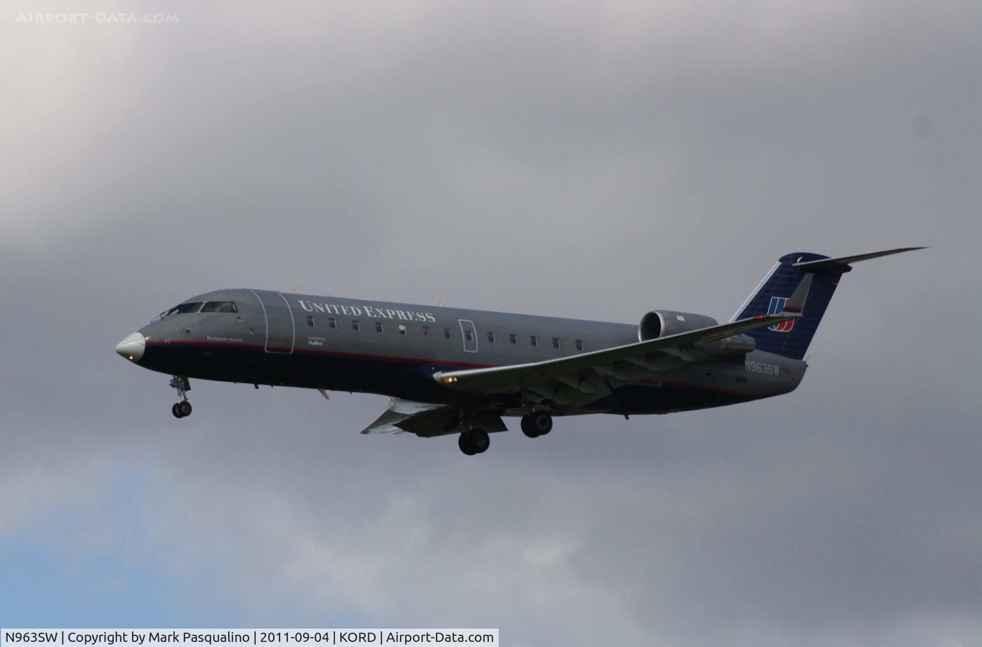 N963SW, 2003 Bombardier CRJ-200LR (CL-600-2B19) C/N 7865, CL-600-2B19