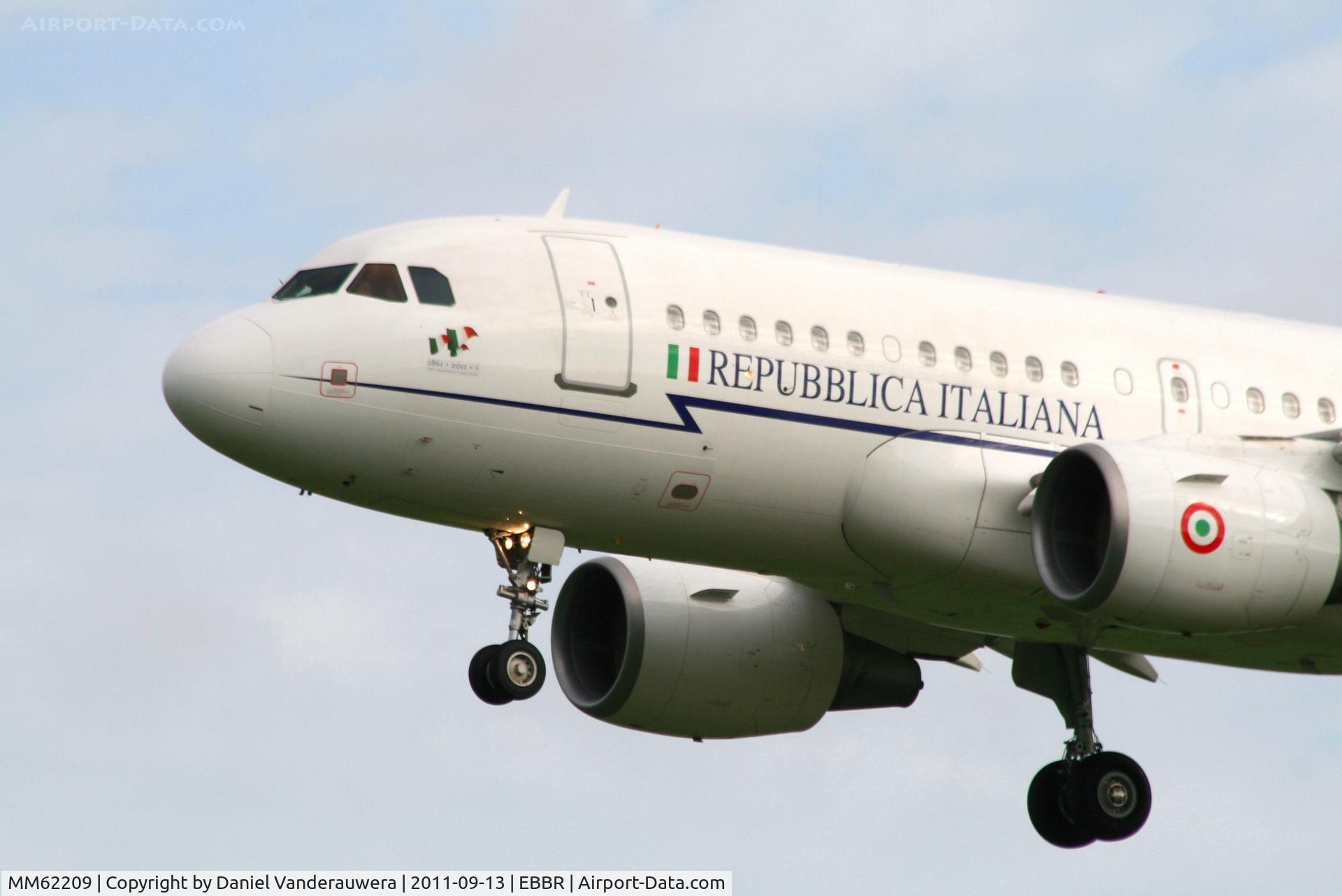 MM62209, 2002 Airbus ACJ319 (A319-115/CJ) C/N 1795, Arrival to RWY 25L
