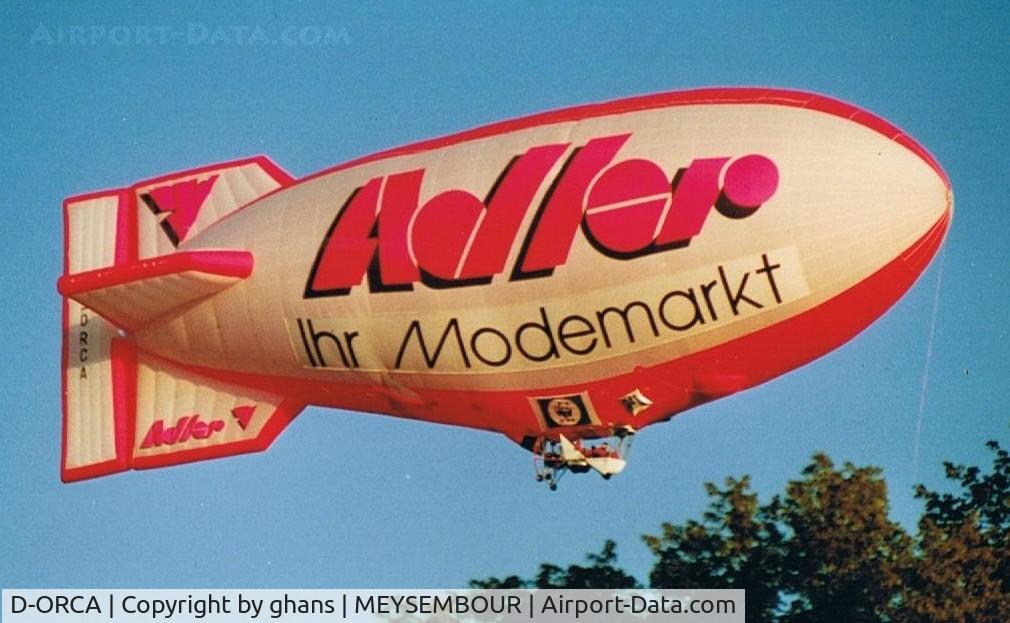 D-ORCA, Cameron Balloons Colt AS-80 C/N 2, Meysembourg 1993'Adler Ihr Modemarkt'