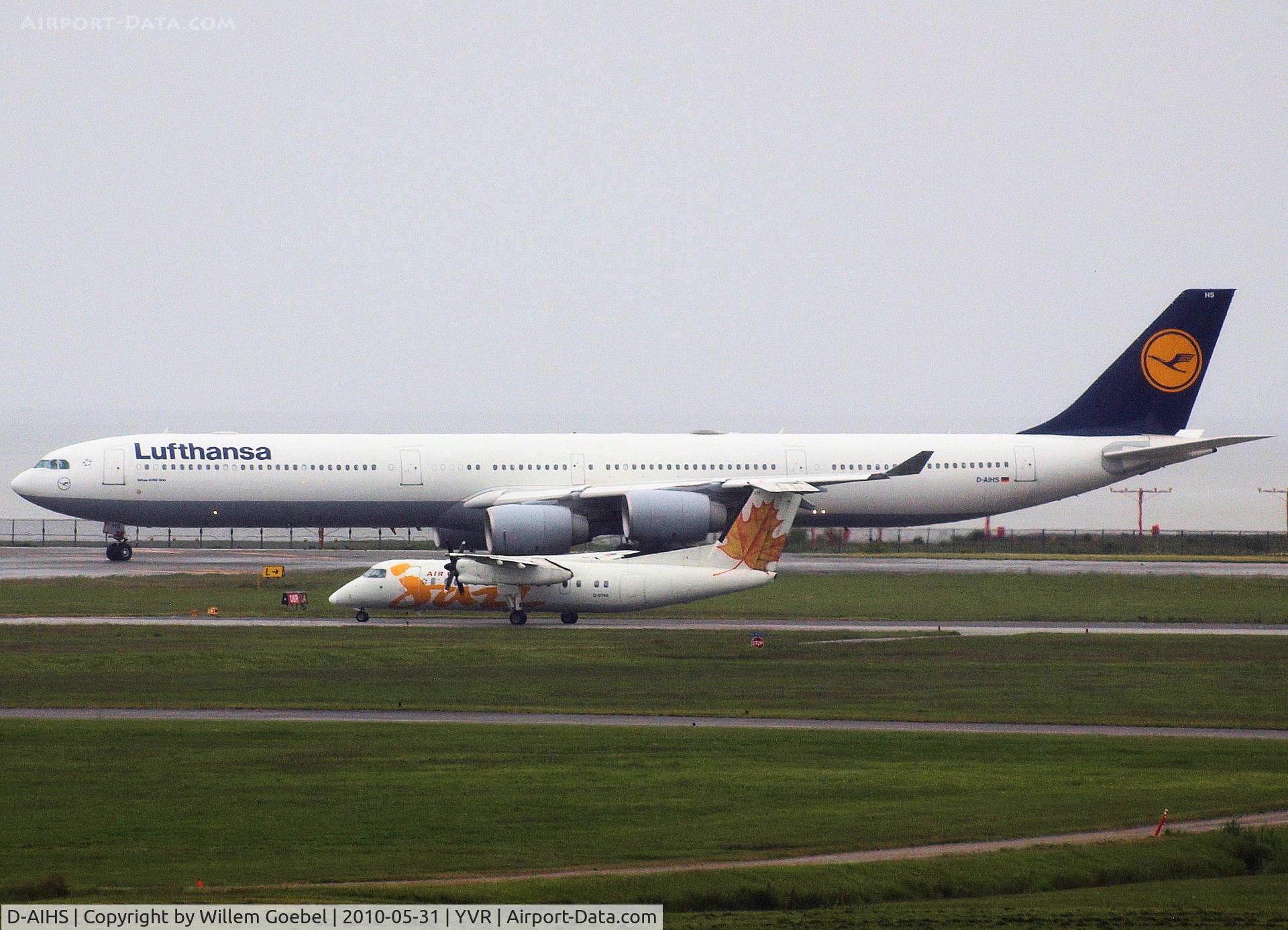 D-AIHS, 2007 Airbus A340-642 C/N 812, Taxi to the runway