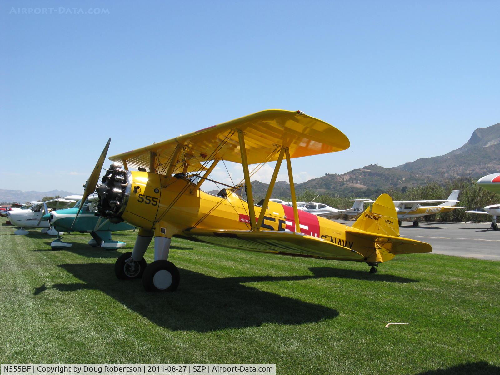 N555BF, 1941 Boeing A75N1(PT17) C/N 75-2305, 1941 Boeing Stearman A75N1 as Navy N2S-4, Continental W670 220 Hp