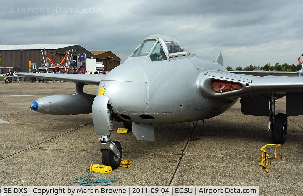 SE-DXS, 1952 De Havilland (FFA) DH-100 Vampire FB6 C/N 705, DULL AND RAINY