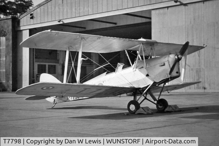 T7798, De Havilland DH-82A Tiger Moth II C/N 84176, De Havilland DH-82 Tiger Moth from 26 Sqn RAF Wunstorf, Germany