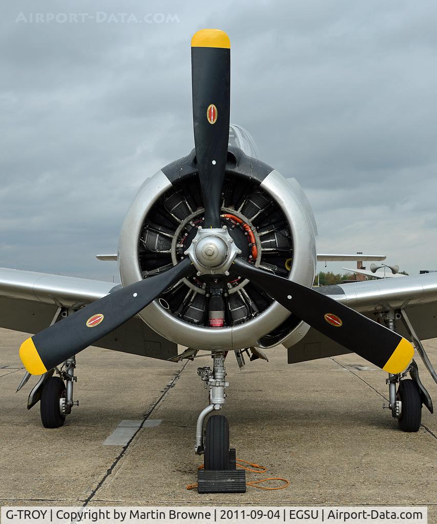 G-TROY, 1951 North American T-28A Trojan C/N 174-545, HEAD ON SHOT